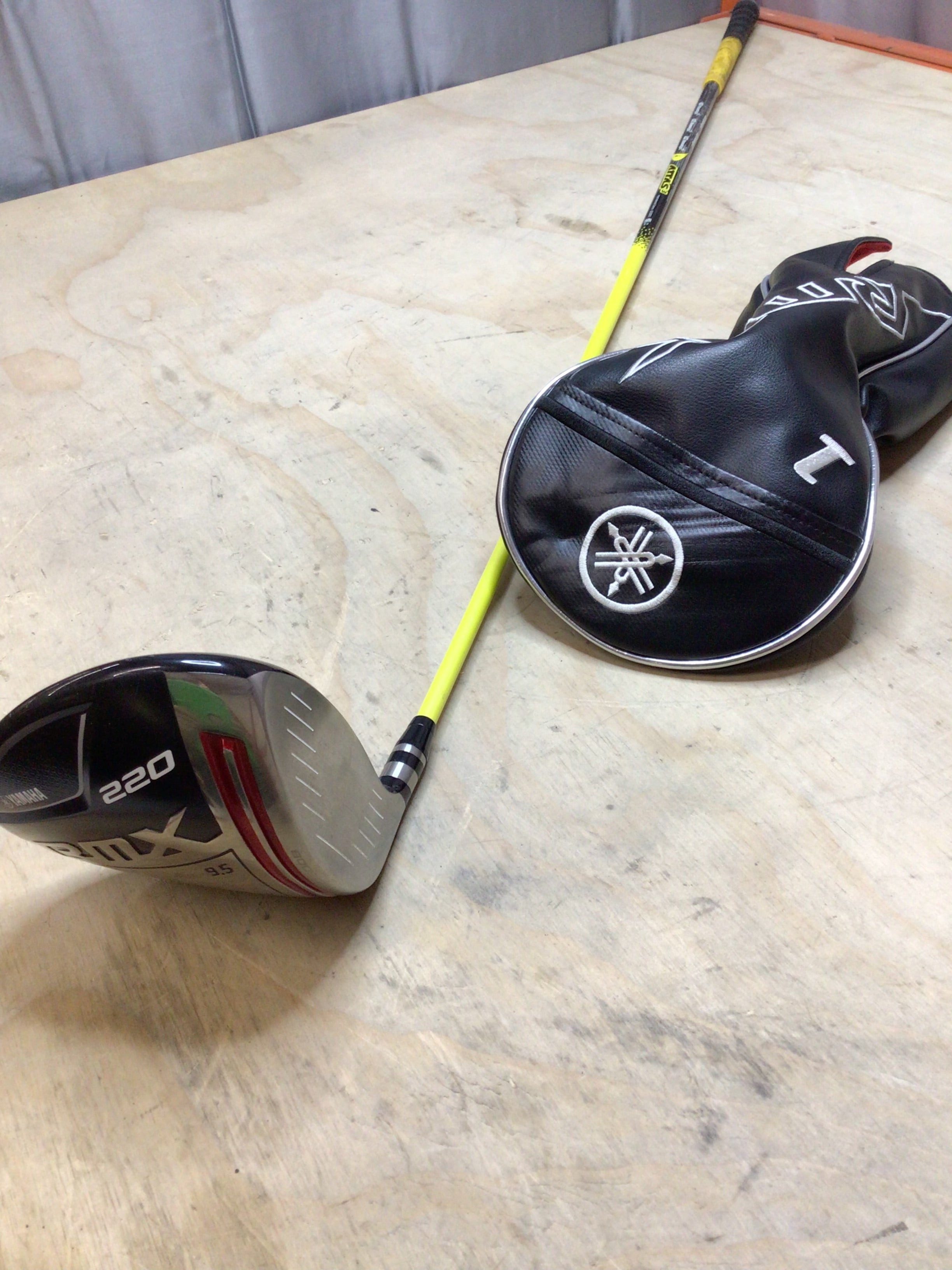 YAMAHA RMX 220 9.5° RIGHT HANDED DRIVER HEAD, COVER, UST MAMIYA STIFF SHAFT (8145242783982)